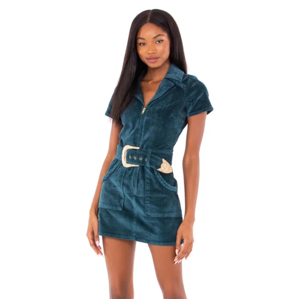 Show Me Your Mumu Outlaw dress in Jade